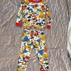GAP Kids Cartoon Character Pajama Set - Red, Blue, Yellow, Black